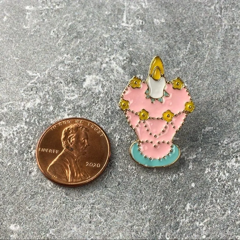 Candle Alice Wonderland Collection Enamel Pin